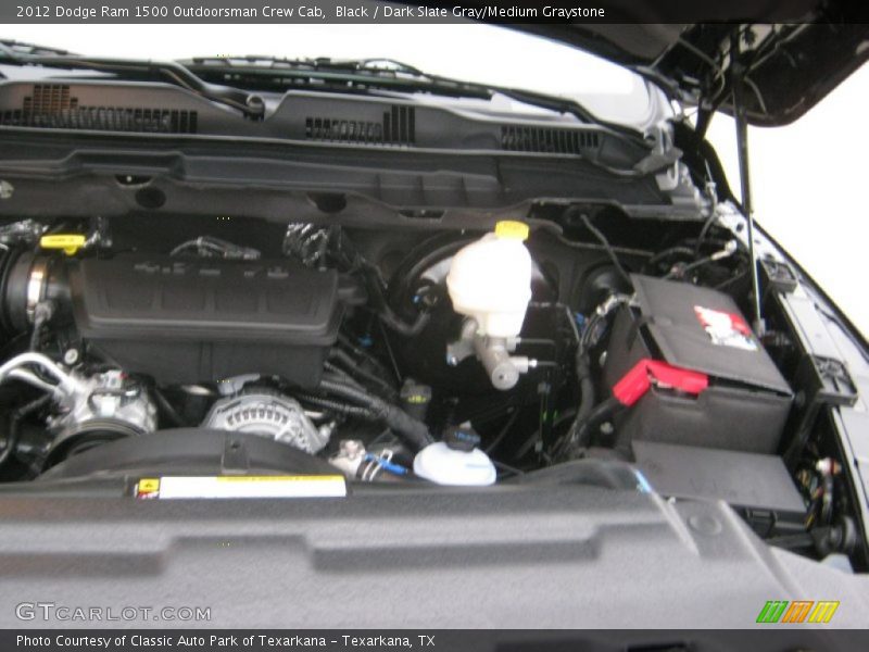 Black / Dark Slate Gray/Medium Graystone 2012 Dodge Ram 1500 Outdoorsman Crew Cab