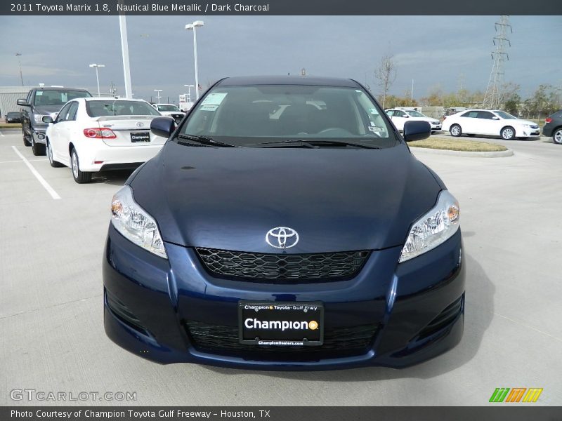 Nautical Blue Metallic / Dark Charcoal 2011 Toyota Matrix 1.8