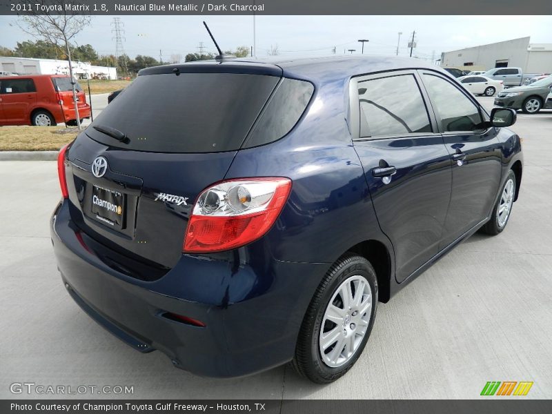 Nautical Blue Metallic / Dark Charcoal 2011 Toyota Matrix 1.8