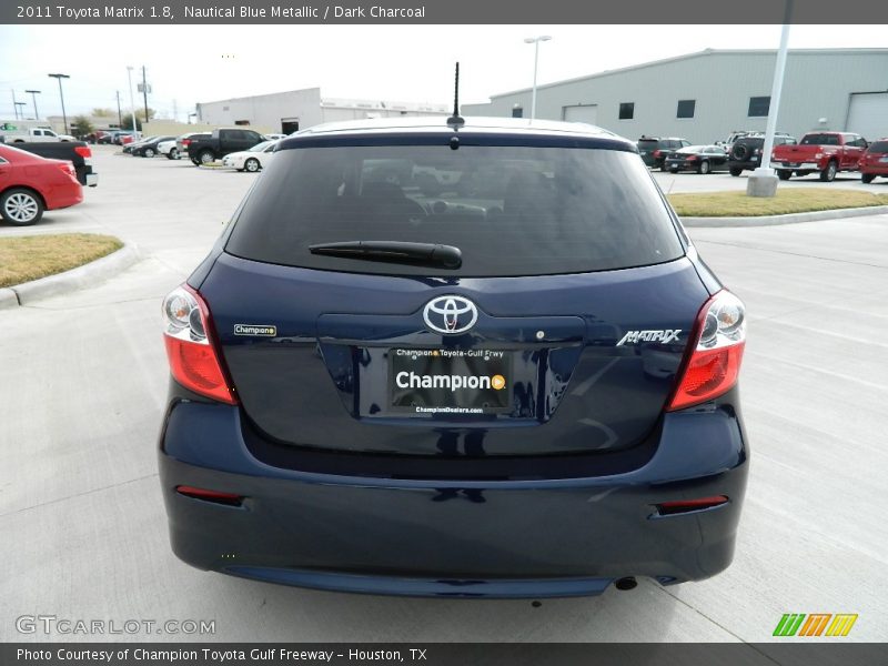 Nautical Blue Metallic / Dark Charcoal 2011 Toyota Matrix 1.8