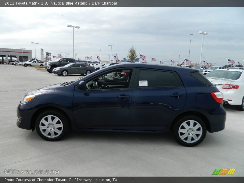 Nautical Blue Metallic / Dark Charcoal 2011 Toyota Matrix 1.8