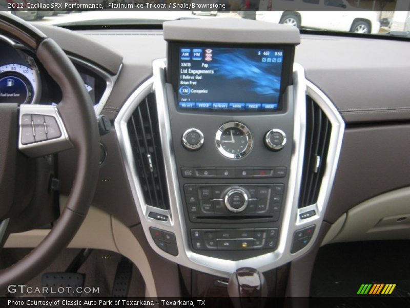 Platinum Ice Tricoat / Shale/Brownstone 2012 Cadillac SRX Performance