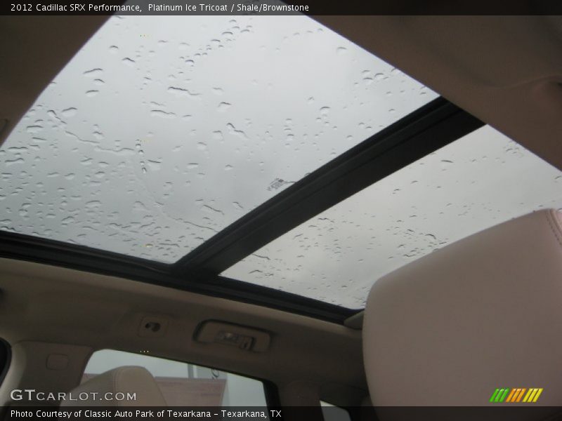 Platinum Ice Tricoat / Shale/Brownstone 2012 Cadillac SRX Performance