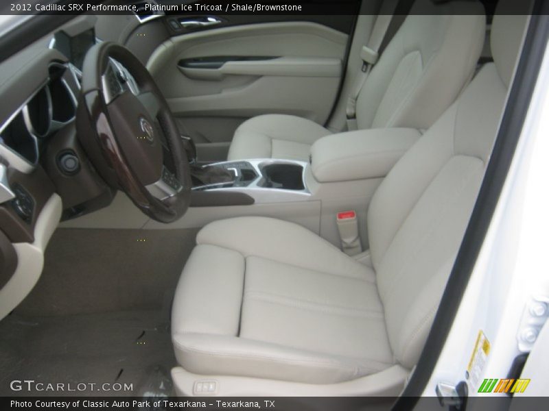 Platinum Ice Tricoat / Shale/Brownstone 2012 Cadillac SRX Performance