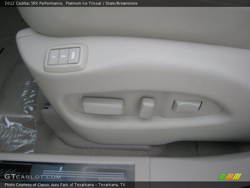 Platinum Ice Tricoat / Shale/Brownstone 2012 Cadillac SRX Performance