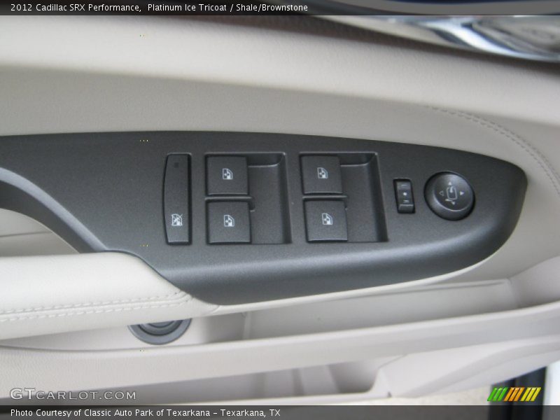 Platinum Ice Tricoat / Shale/Brownstone 2012 Cadillac SRX Performance