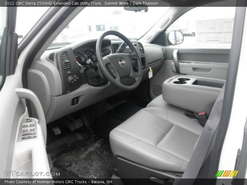 Summit White / Dark Titanium 2012 GMC Sierra 2500HD Extended Cab Utility Truck