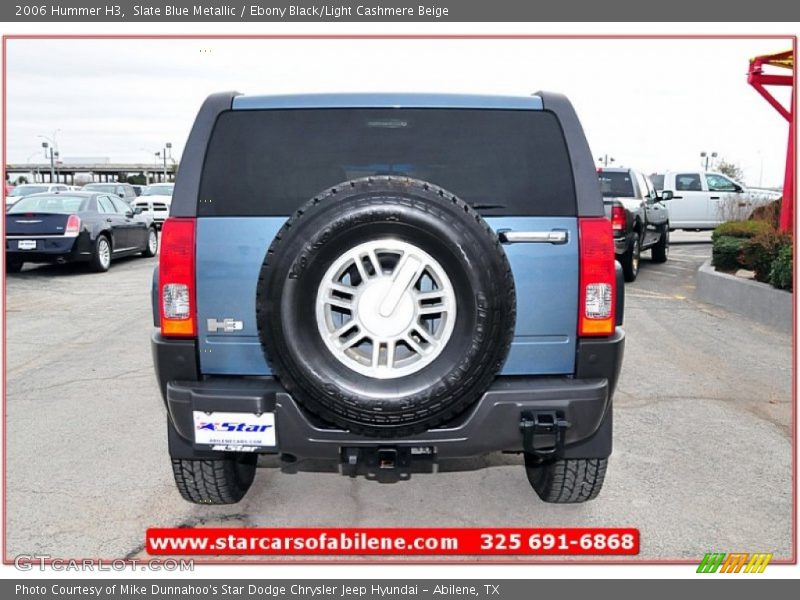 Slate Blue Metallic / Ebony Black/Light Cashmere Beige 2006 Hummer H3