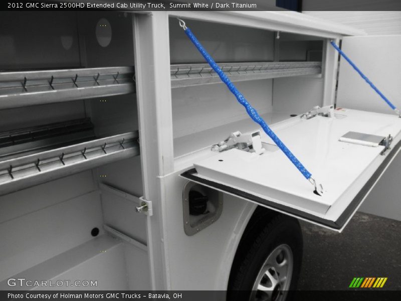 Summit White / Dark Titanium 2012 GMC Sierra 2500HD Extended Cab Utility Truck