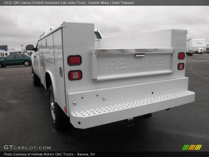 Summit White / Dark Titanium 2012 GMC Sierra 2500HD Extended Cab Utility Truck