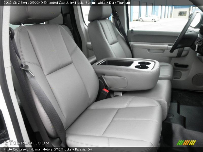 Summit White / Dark Titanium 2012 GMC Sierra 2500HD Extended Cab Utility Truck