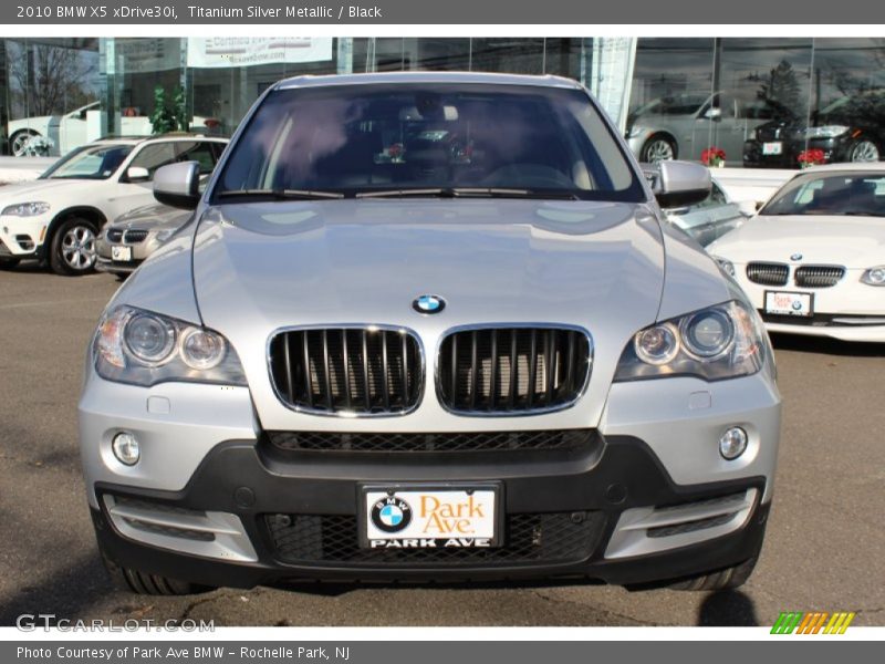 Titanium Silver Metallic / Black 2010 BMW X5 xDrive30i