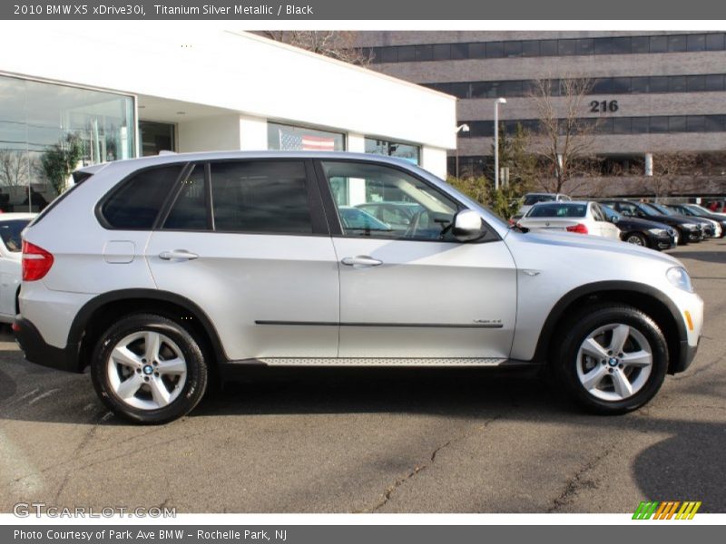Titanium Silver Metallic / Black 2010 BMW X5 xDrive30i
