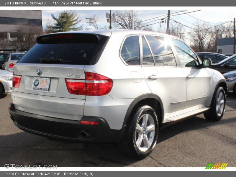 Titanium Silver Metallic / Black 2010 BMW X5 xDrive30i