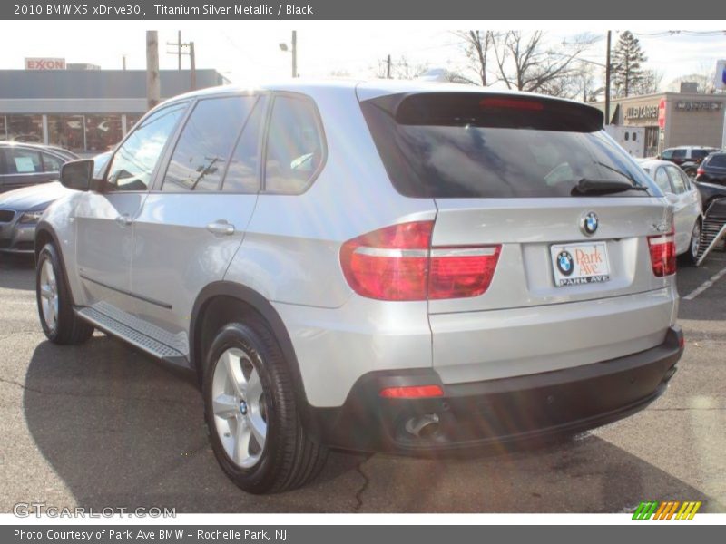 Titanium Silver Metallic / Black 2010 BMW X5 xDrive30i