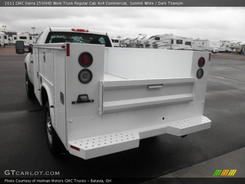 Summit White / Dark Titanium 2011 GMC Sierra 2500HD Work Truck Regular Cab 4x4 Commercial