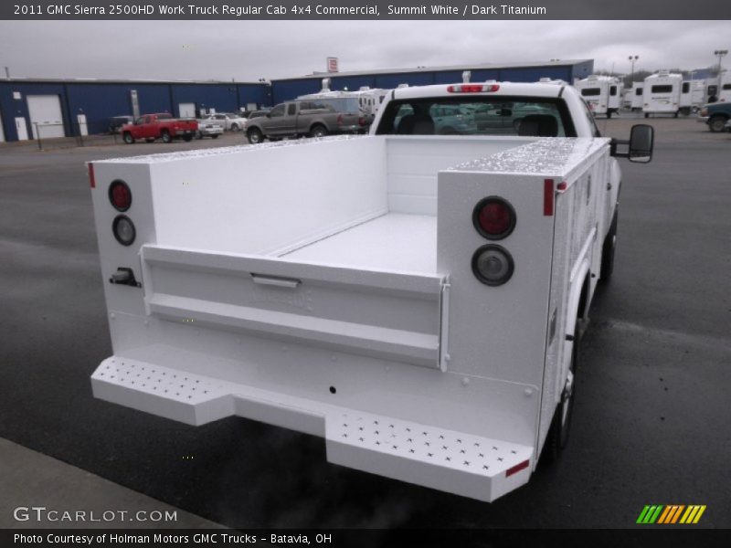 Summit White / Dark Titanium 2011 GMC Sierra 2500HD Work Truck Regular Cab 4x4 Commercial
