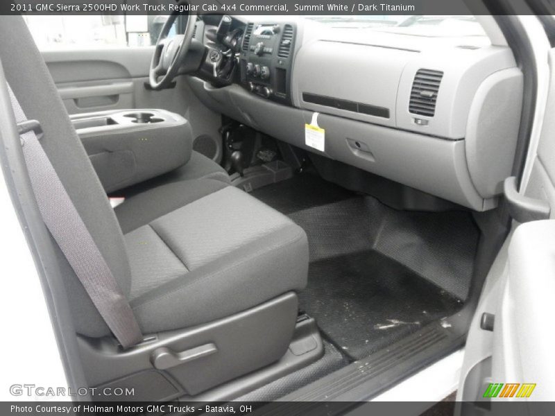 Summit White / Dark Titanium 2011 GMC Sierra 2500HD Work Truck Regular Cab 4x4 Commercial