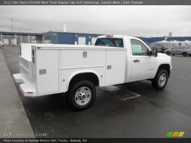 Summit White / Dark Titanium 2011 GMC Sierra 2500HD Work Truck Regular Cab 4x4 Commercial