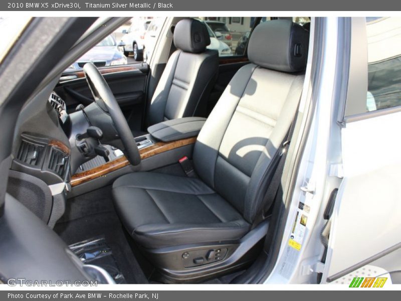 Titanium Silver Metallic / Black 2010 BMW X5 xDrive30i