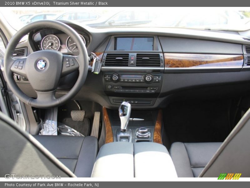 Titanium Silver Metallic / Black 2010 BMW X5 xDrive30i