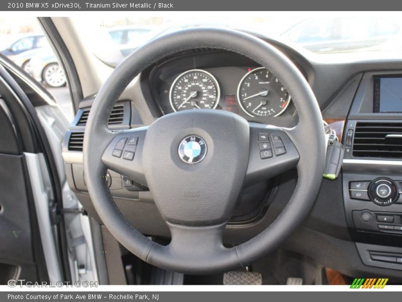 Titanium Silver Metallic / Black 2010 BMW X5 xDrive30i