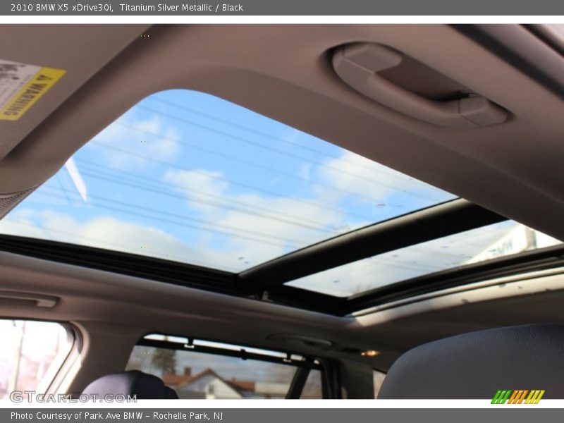 Titanium Silver Metallic / Black 2010 BMW X5 xDrive30i