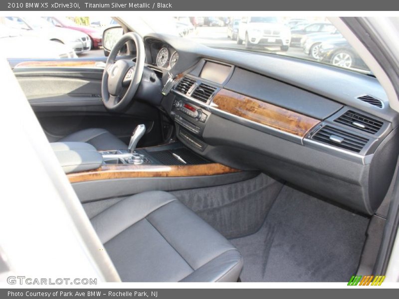 Titanium Silver Metallic / Black 2010 BMW X5 xDrive30i