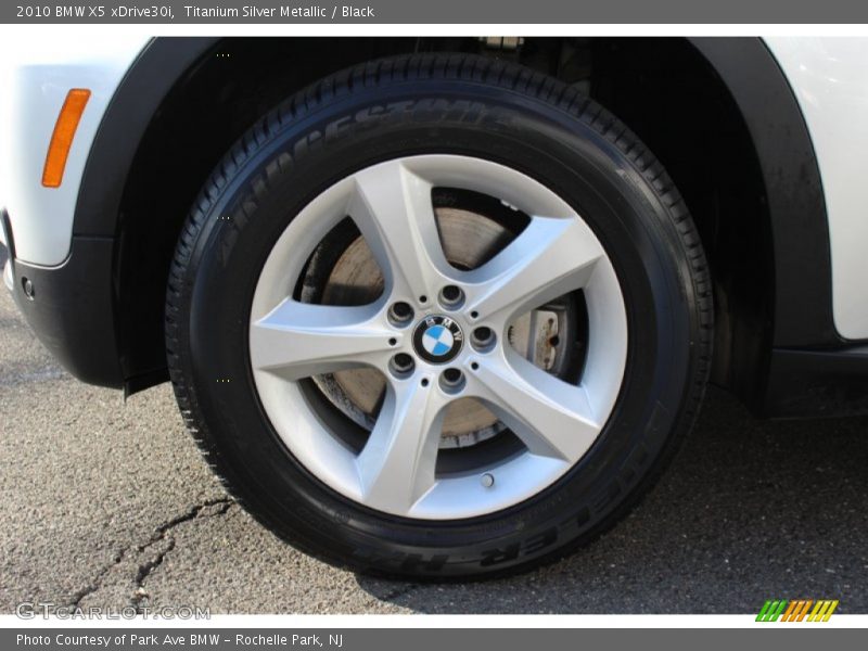 Titanium Silver Metallic / Black 2010 BMW X5 xDrive30i