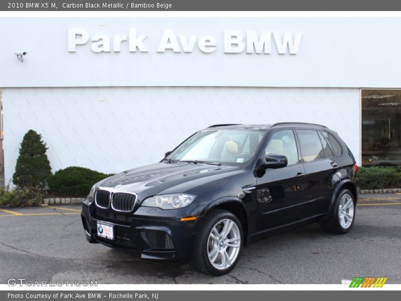 Carbon Black Metallic / Bamboo Beige 2010 BMW X5 M