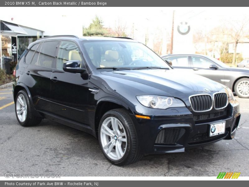 Carbon Black Metallic / Bamboo Beige 2010 BMW X5 M