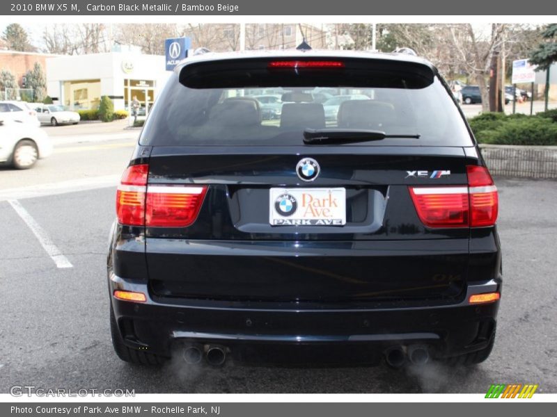 Carbon Black Metallic / Bamboo Beige 2010 BMW X5 M