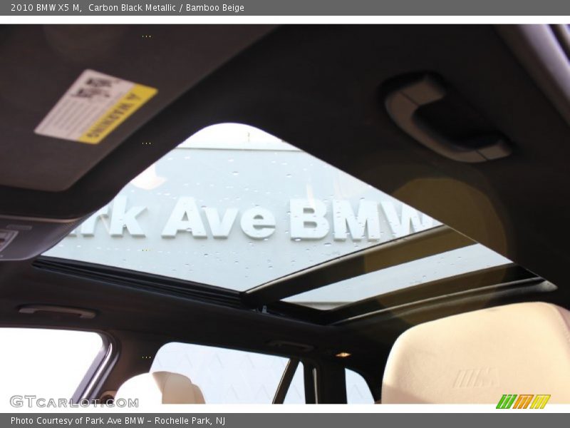 Carbon Black Metallic / Bamboo Beige 2010 BMW X5 M