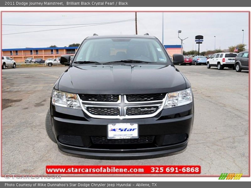 Brilliant Black Crystal Pearl / Black 2011 Dodge Journey Mainstreet