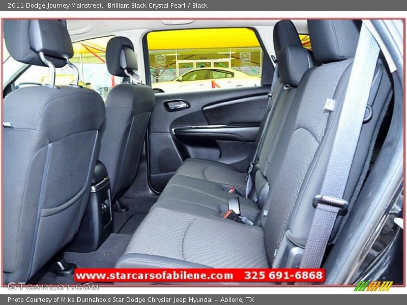 Brilliant Black Crystal Pearl / Black 2011 Dodge Journey Mainstreet