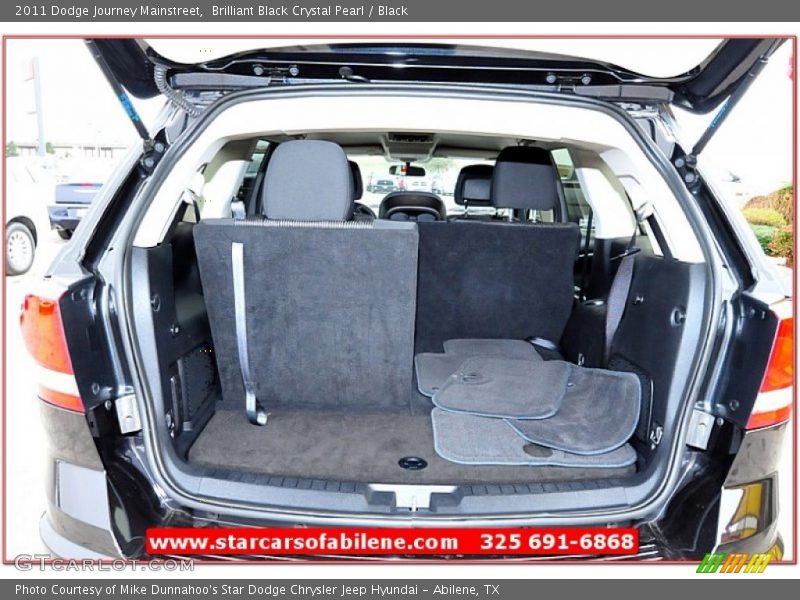 Brilliant Black Crystal Pearl / Black 2011 Dodge Journey Mainstreet