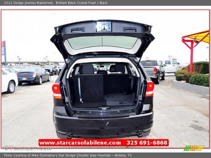 Brilliant Black Crystal Pearl / Black 2011 Dodge Journey Mainstreet