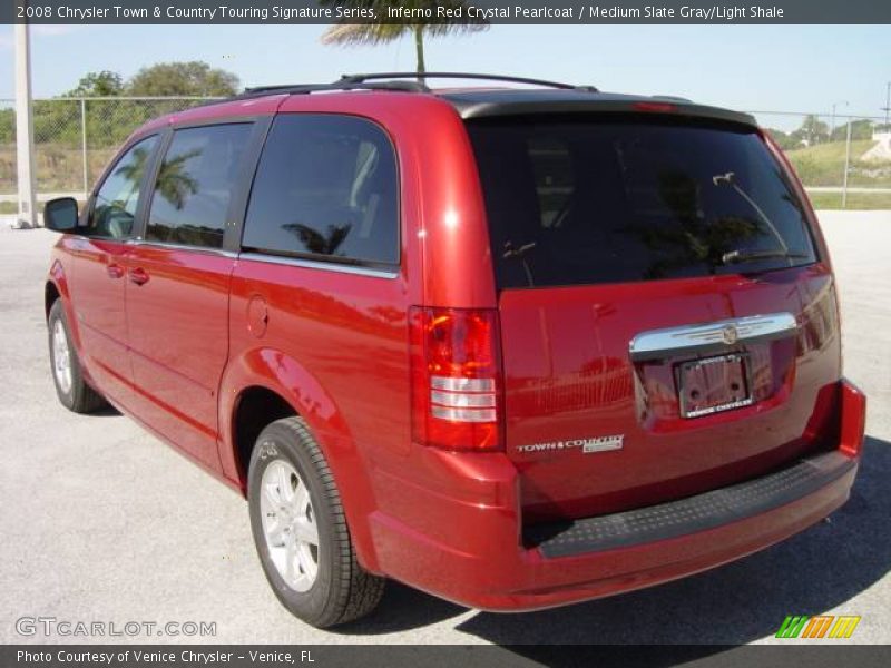 Inferno Red Crystal Pearlcoat / Medium Slate Gray/Light Shale 2008 Chrysler Town & Country Touring Signature Series