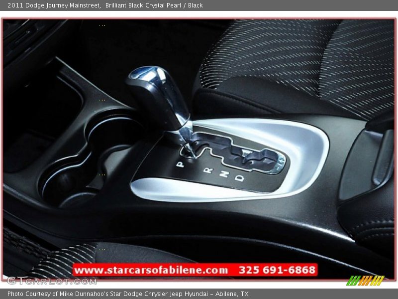 Brilliant Black Crystal Pearl / Black 2011 Dodge Journey Mainstreet