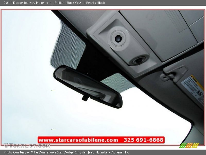 Brilliant Black Crystal Pearl / Black 2011 Dodge Journey Mainstreet