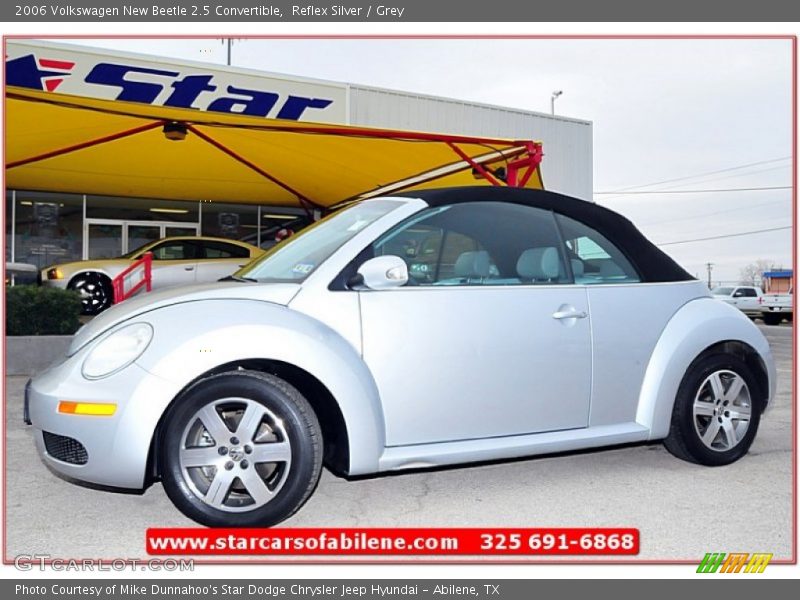 Reflex Silver / Grey 2006 Volkswagen New Beetle 2.5 Convertible