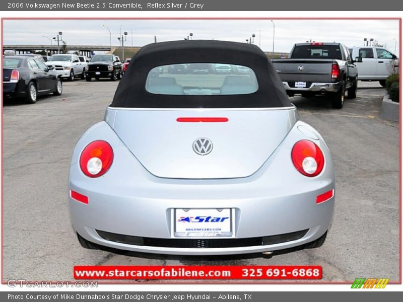 Reflex Silver / Grey 2006 Volkswagen New Beetle 2.5 Convertible