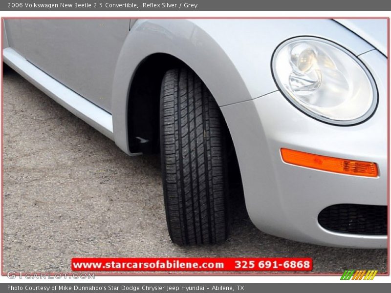 Reflex Silver / Grey 2006 Volkswagen New Beetle 2.5 Convertible