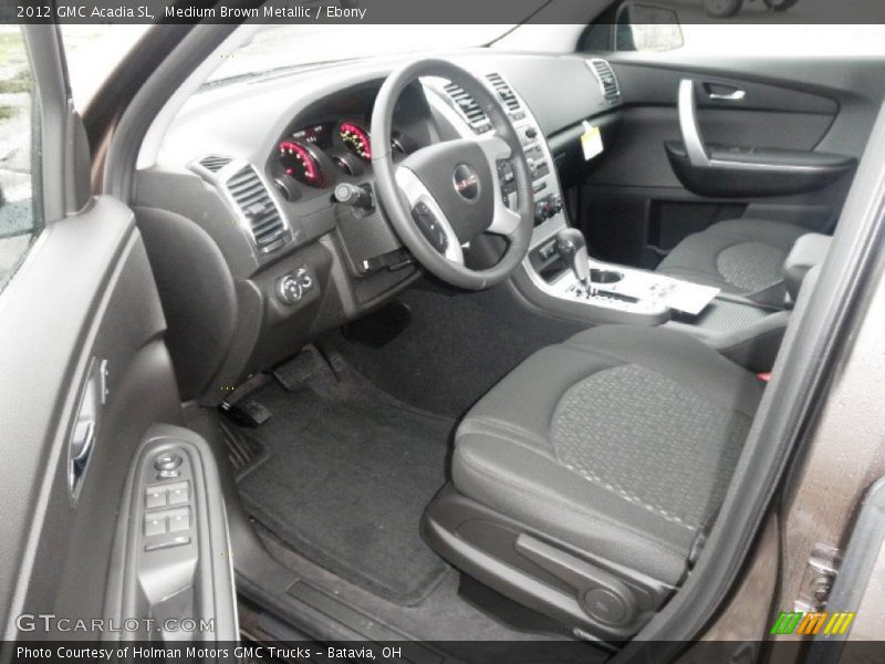  2012 Acadia SL Ebony Interior