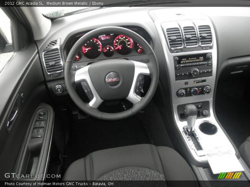 Medium Brown Metallic / Ebony 2012 GMC Acadia SL