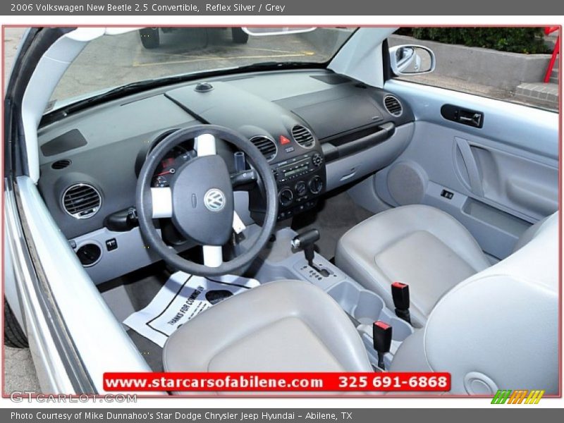 Reflex Silver / Grey 2006 Volkswagen New Beetle 2.5 Convertible