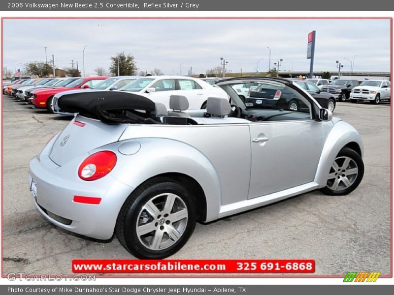 Reflex Silver / Grey 2006 Volkswagen New Beetle 2.5 Convertible