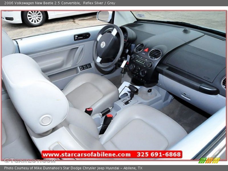 Reflex Silver / Grey 2006 Volkswagen New Beetle 2.5 Convertible