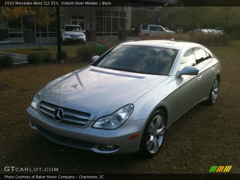 Iridium Silver Metallic / Black 2010 Mercedes-Benz CLS 550