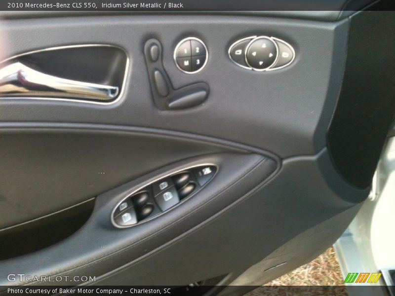 Iridium Silver Metallic / Black 2010 Mercedes-Benz CLS 550